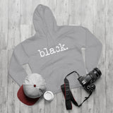 black. hoodie