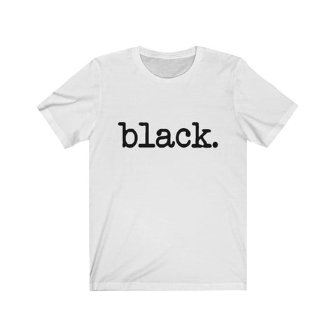 black. tee