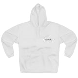 alt black. hoodie