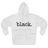 black. hoodie